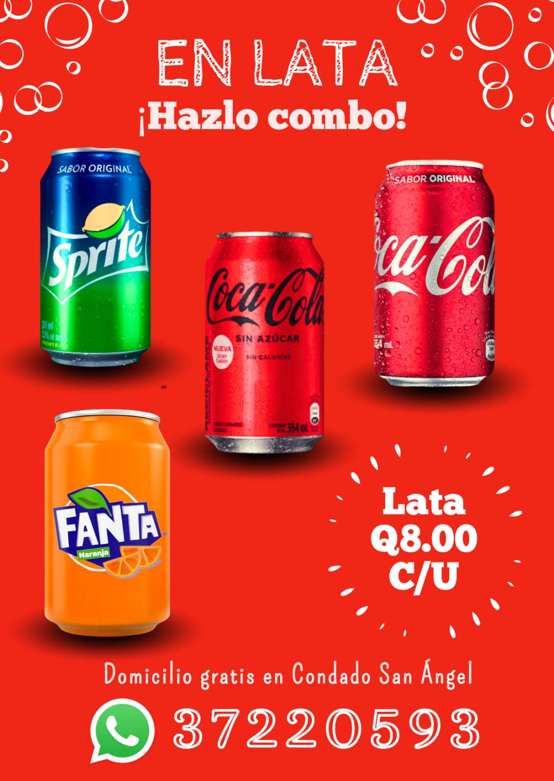 Bebida acompaña Zero lata
